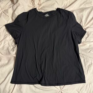 SKIMS Onyx Fits Everybody Short Sleeve Tee